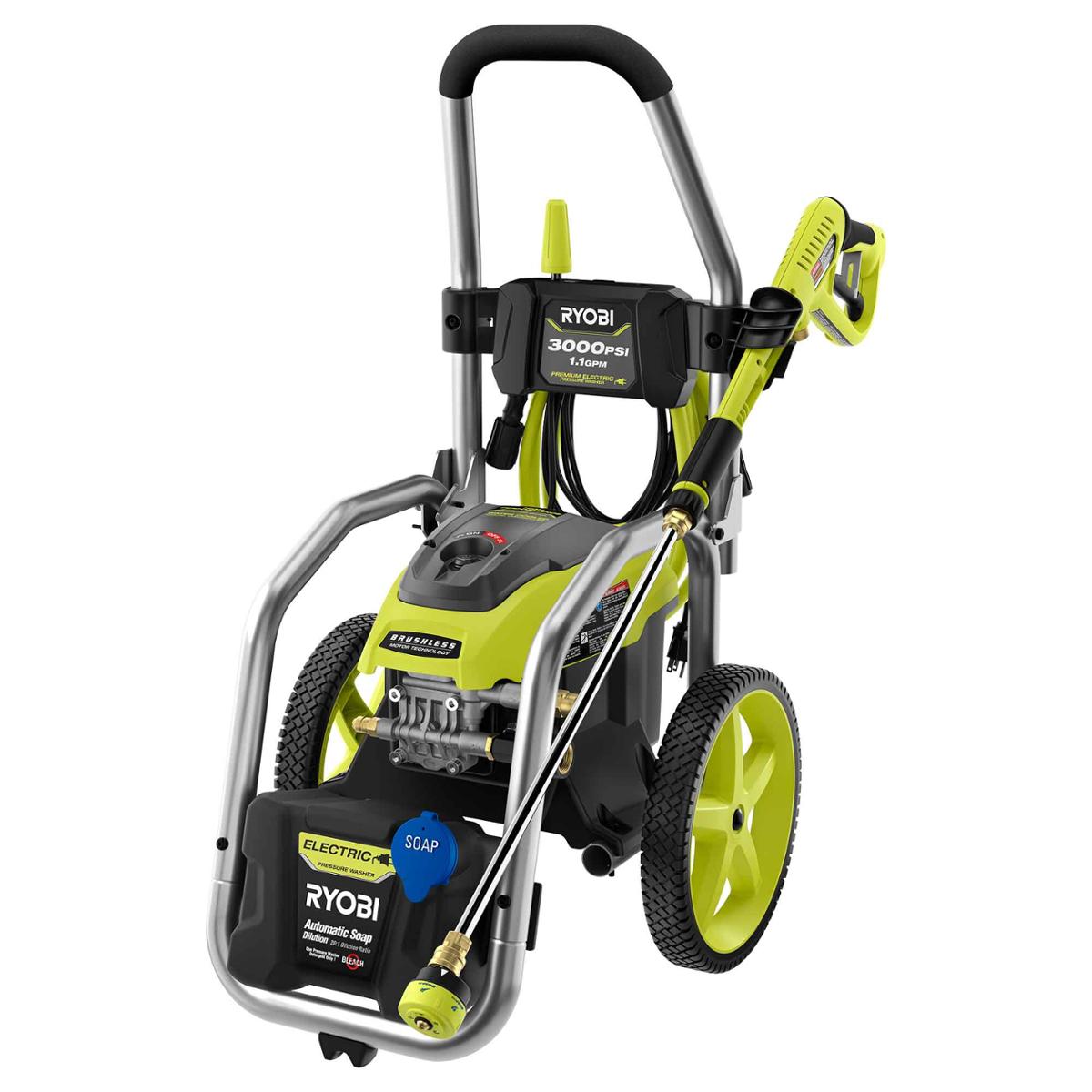 Hidrolavadora Electrica De 3000 Psi Ryobi 4.2lmin Brushless