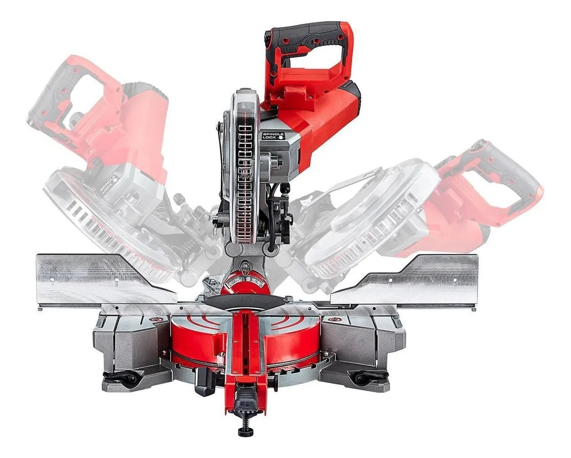 Sierra de inglete compuesta deslizante de doble bisel BAUER de 10 pulgadas