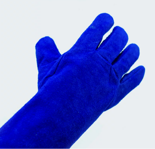 Guantes para soldador Azul